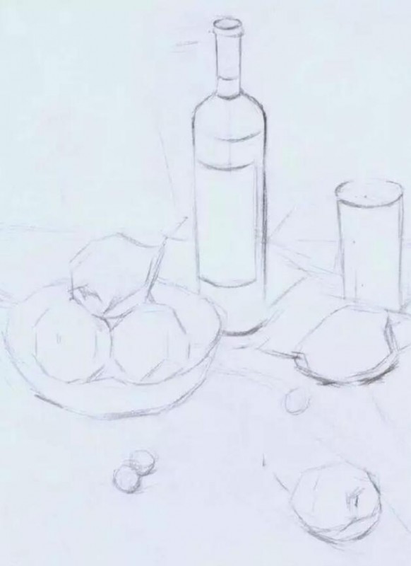 教你畫一組素描靜物，步驟超詳細