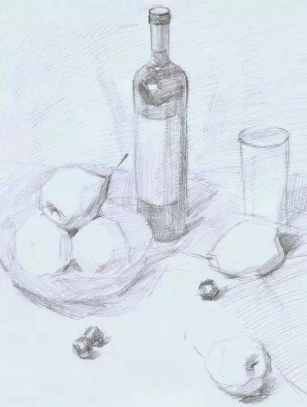 教你畫一組素描靜物，步驟超詳細