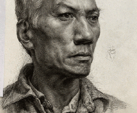 上海美術聯考真人頭像