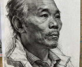 上海美術聯考真人頭像